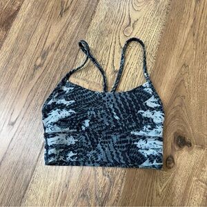 Lululemon Flow Y Bra Long Line Nulu Indigo Lace Starlight Multi